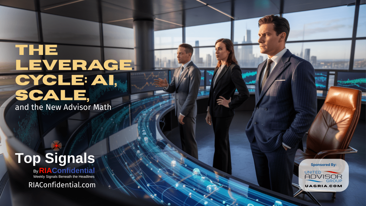 advisor math shifting due to AI scale and platform economics